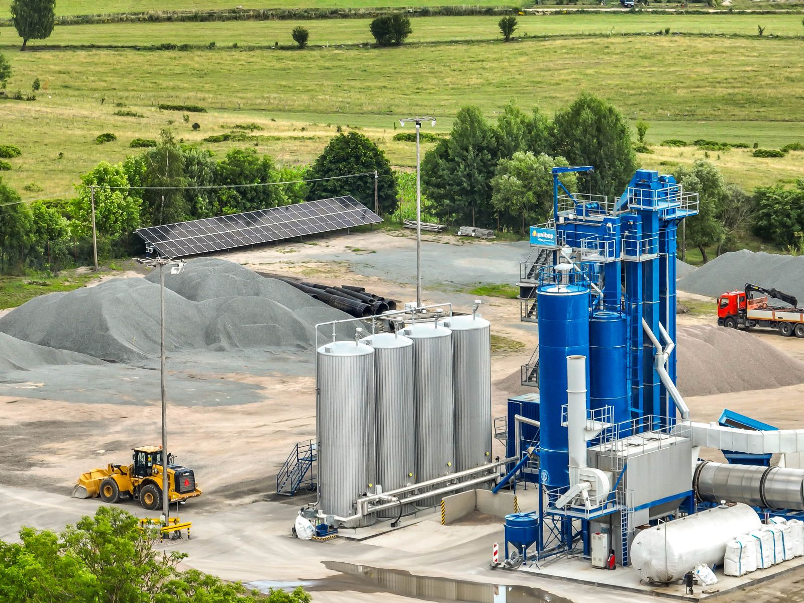 Instalacje fotowoltaiczne na Wytwórniach Mas Bitumicznych Unibep