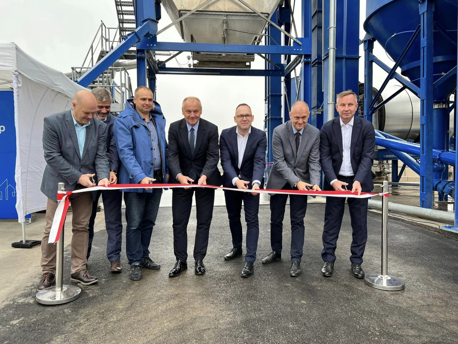 Ruszyła nowa wytwórnia mieszanek mineralno-asfaltowych koło Szczytna!